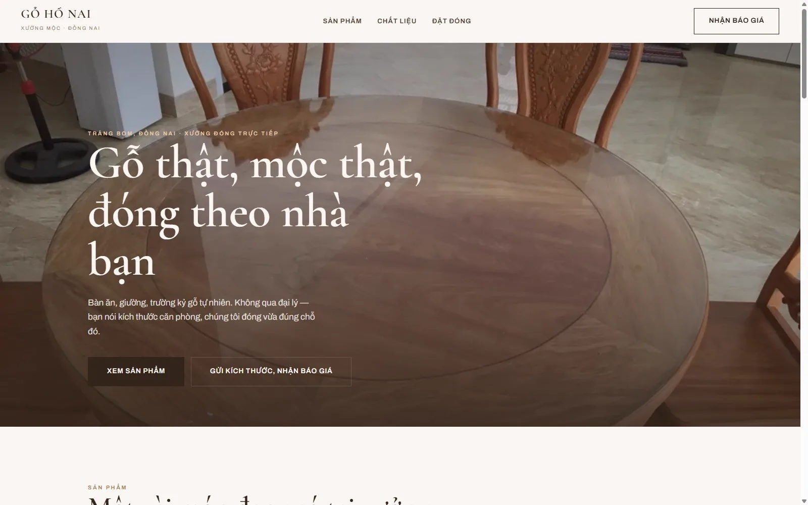 Nội Thất Gỗ Hố Nai — Sau
