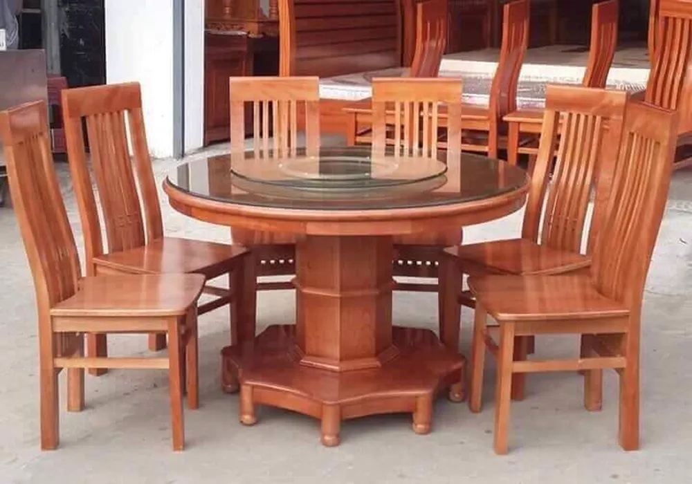 Bàn ăn gỗ sồi